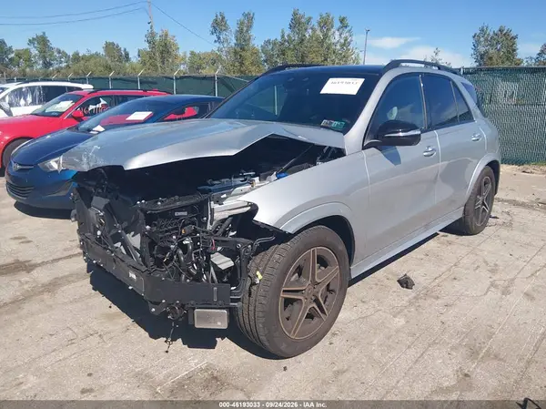 4JGFB8FBXSB396176 — 2025 Mercedes-Benz GLE, фото 2 с аукциона IAAI, Передняя часть