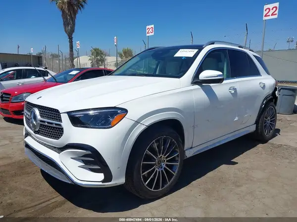 4JGFB5KB1TB633899 — 2026 Mercedes-Benz GLE, фото 2 с аукциона IAAI 14.10.2026, Задняя часть слева