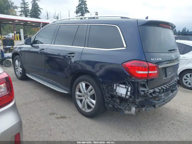 4JGDF6EE0HA801343 — 2017 Mercedes-Benz GLS 450 4MATIC, фото 3 с аукциона IAAI 30.09.2026, Задняя часть