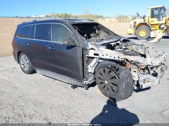 4JGDF6EE8HA952222 — 2017 Mercedes-Benz GLS 450 4MATIC, Пожар двигателя (Engine Burn), фото до ремонта