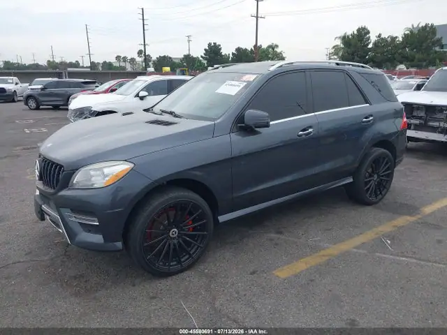 2014 Mercedes-Benz ML 350 VIN 4JGDA5JB7EA270092 фото 2