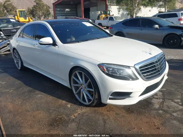 WDDUG8CB0FA071362 — 2015 Mercedes-Benz S 550, Вандализм (Vandalized), фото до ремонта