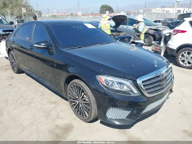 WDDUG8CB1GA216071 — 2016 Mercedes-Benz S 550, Левый бок (Left Side), фото до ремонта