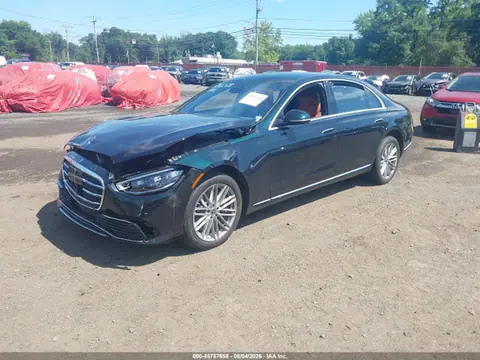 2022 Mercedes-Benz S 580 4matic VIN W1K6G7GB9NA154557 фото 2