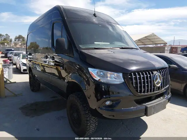 W1W4NBVY4PT129465 — 2023 Mercedes-Benz Sprinter 2500 Standard Roof 4-CYL Diesel Ho, Задняя часть (Rear), фото до ремонта