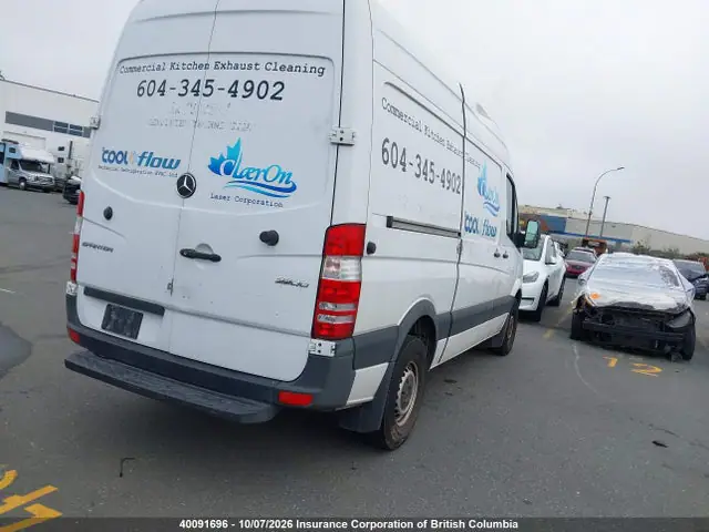 WD3BE7CD0JP588194 — 2018 Mercedes-Benz Sprinter 2500, фото 4 с аукциона IAAI 14.10.2026, Задняя часть слева