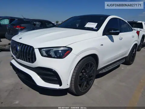 2022 Mercedes-Benz Amg Gle 53 Coupe 4Matic VIN 4JGFD6BB0NA827171 фото 3