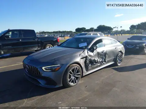 W1K7X5KB3MA036440 — 2021 Mercedes AMG GT, фото 3 с аукциона IAAI, Левый бок