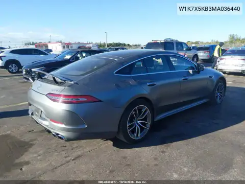 W1K7X5KB3MA036440 — 2021 Mercedes AMG GT, фото 5 с аукциона IAAI, Левый бок