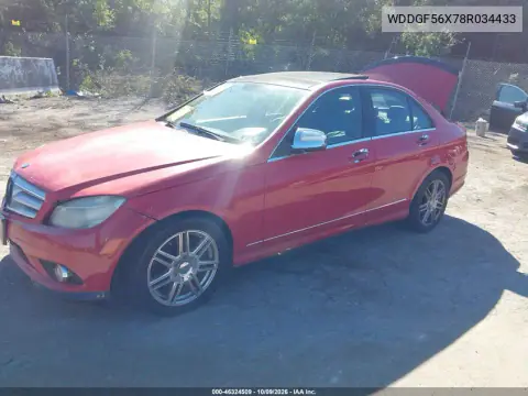 2008 Mercedes-Benz C 350 Sport VIN WDDGF56X78R034433 фото 2