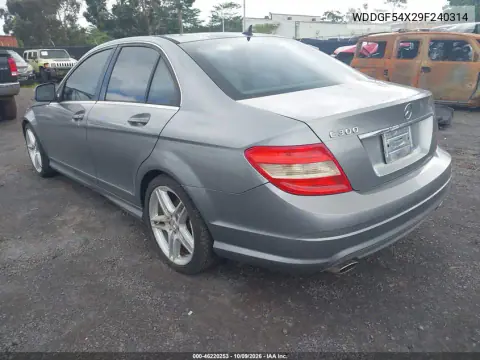 2009 Mercedes-Benz C 300 Sport VIN WDDGF54X29F240314 фото 3