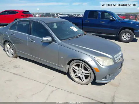 WDDGF5EBXAR092810 — 2010 Mercedes C-Klasse, Возвращение во владение, фото до ремонта