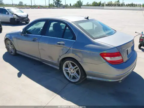 2010 Mercedes-Benz C 300 Luxury/Sport VIN WDDGF5EBXAR092810 фото 3