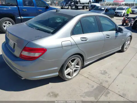 2010 Mercedes-Benz C 300 Luxury/Sport VIN WDDGF5EBXAR092810 фото 4