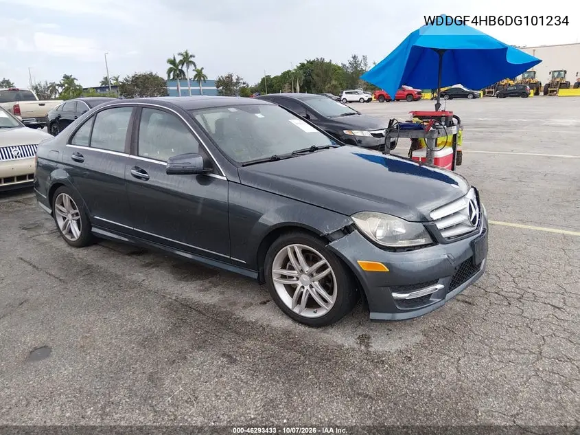 2013 Mercedes-Benz C 250 Sport VIN WDDGF4HB6DG101234 фото 1