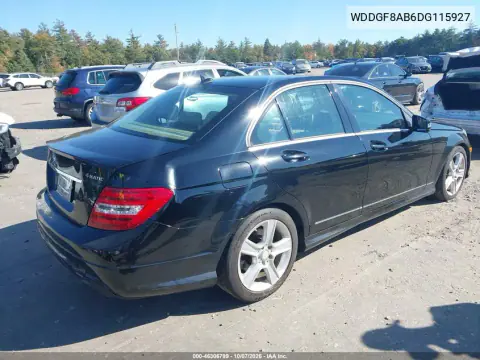 2013 Mercedes-Benz C 300 Sport 4Matic VIN WDDGF8AB6DG115927 фото 5