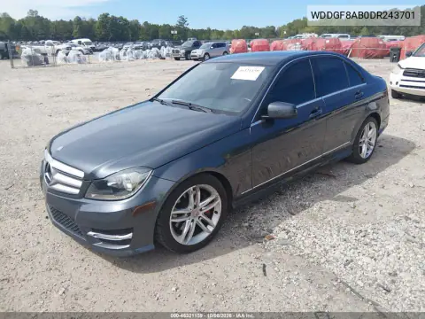 2013 Mercedes-Benz C 300 Sport 4Matic VIN WDDGF8AB0DR243701 фото 3