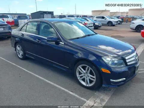 WDDGF4HB3DR293085 — 2013 Mercedes C-Klasse, Естественный износ, фото до ремонта