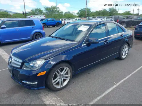 2013 Mercedes-Benz C 250 Sport VIN WDDGF4HB3DR293085 фото 3