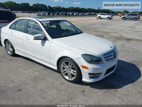 WDDGF4HB1DR266970 — 2013 Mercedes C-Klasse, Механические повреждения, фото до ремонта