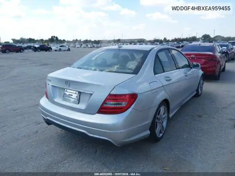 2014 Mercedes-Benz C 250 Sport VIN WDDGF4HBXEA959455 фото 5