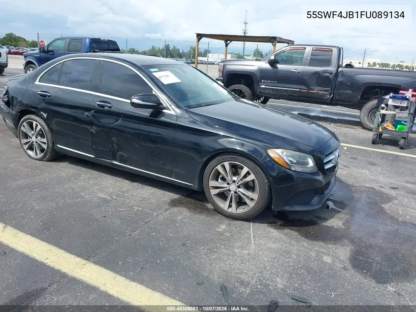 2015 Mercedes-Benz C 300 VIN 55SWF4JB1FU089134 фото 2