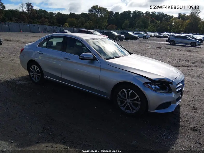 2016 Mercedes-Benz C 300 4Matic VIN 55SWF4KB8GU110948 фото 2