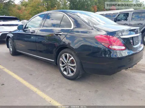 2017 Mercedes-Benz C 300 4Matic VIN 55SWF4KB0HU218322 фото 3