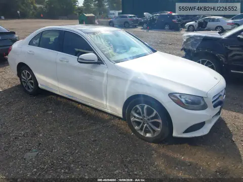 2017 Mercedes-Benz C 300 4Matic VIN 55SWF4KB2HU226552 фото 1