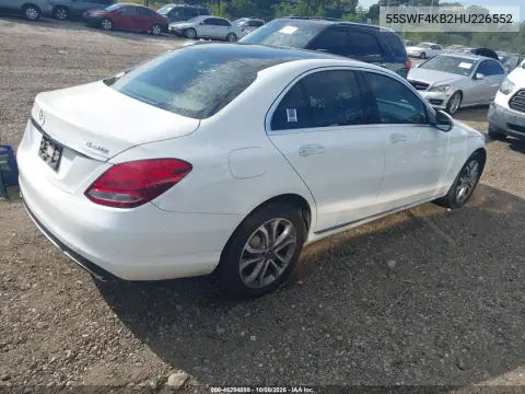 2017 Mercedes-Benz C 300 4Matic VIN 55SWF4KB2HU226552 фото 4