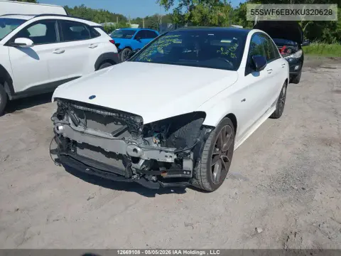 2019 Mercedes-Benz C 43 Amg VIN 55SWF6EBXKU320628 фото 3