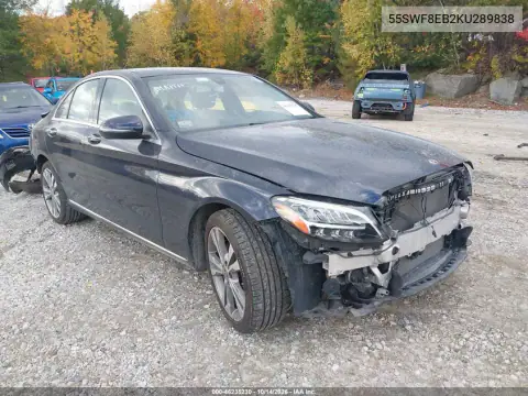 55SWF8EB2KU289838 — 2019 Mercedes C-Klasse, фото 2 с аукциона IAAI, Задняя часть