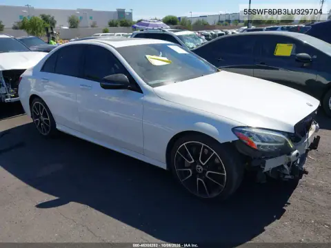 2020 Mercedes-Benz C 300 VIN 55SWF8DB3LU329704 фото 2