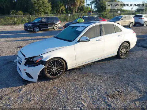 2020 Mercedes-Benz C 300 VIN W1KWF8DB9LR594810 фото 2
