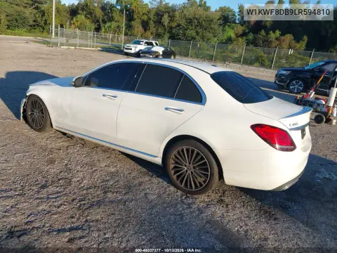 2020 Mercedes-Benz C 300 VIN W1KWF8DB9LR594810 фото 3