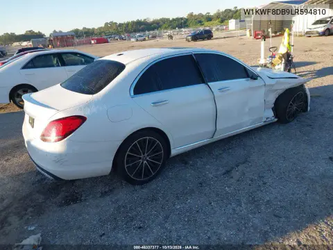 2020 Mercedes-Benz C 300 VIN W1KWF8DB9LR594810 фото 4
