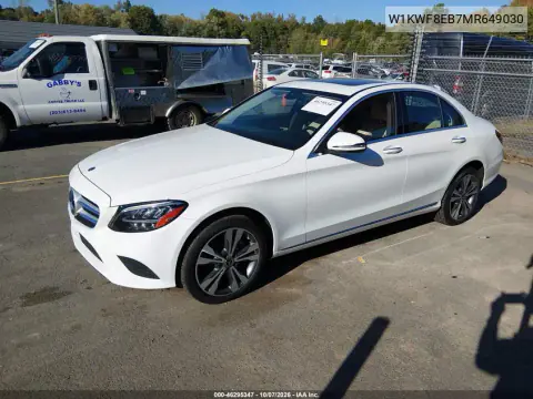 2021 Mercedes-Benz C 300 4Matic VIN W1KWF8EB7MR649030 фото 3