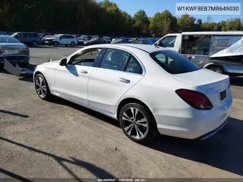 2021 Mercedes-Benz C 300 4Matic VIN W1KWF8EB7MR649030 фото 4