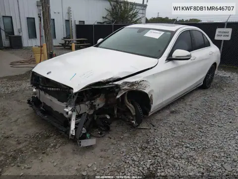 2021 Mercedes-Benz C 300 Sedan VIN W1KWF8DB1MR646707 фото 3
