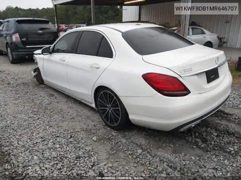 2021 Mercedes-Benz C 300 Sedan VIN W1KWF8DB1MR646707 фото 4