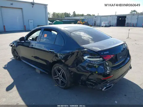 2022 Mercedes-Benz C 300 4Matic VIN W1KAF4HBXNR060649 фото 3
