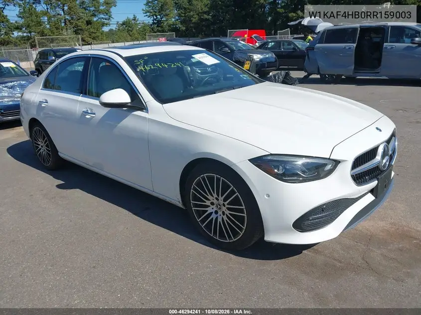 2024 Mercedes-Benz C 300 VIN W1KAF4HB0RR159003 фото 1