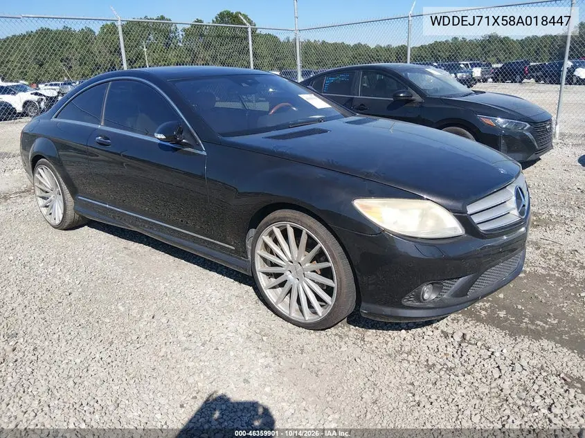 WDDEJ71X58A018447 — 2008 Mercedes CL-Klasse, фото 2 с аукциона IAAI, Естественный износ