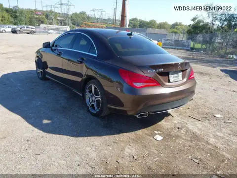 2014 Mercedes-Benz Cla 250 VIN WDDSJ4EB3EN159022 фото 4