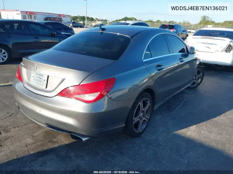 2014 Mercedes-Benz Cla 250 VIN WDDSJ4EB7EN136021 фото 5