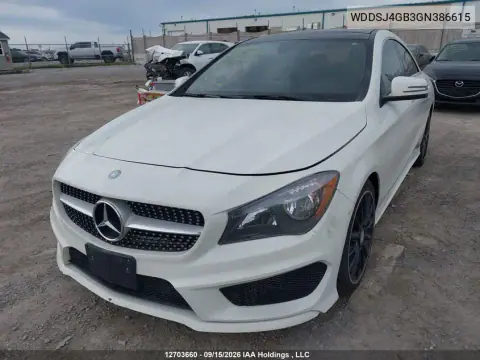 2016 Mercedes-Benz Cla 250 4Matic VIN WDDSJ4GB3GN386615 фото 2