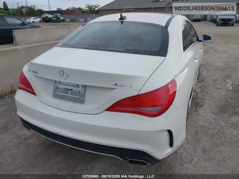 2016 Mercedes-Benz Cla 250 4Matic VIN WDDSJ4GB3GN386615 фото 4