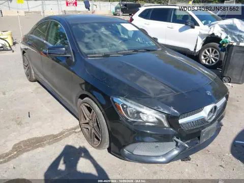 WDDSJ4GB2JN581662 — 2018 Mercedes CLA-Klasse, Повреждение двигателя, фото до ремонта