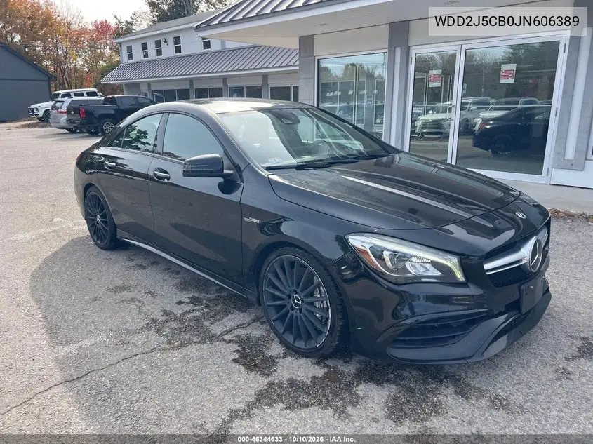 2018 Mercedes-Benz Cla VIN WDD2J5CB0JN606389 фото 1