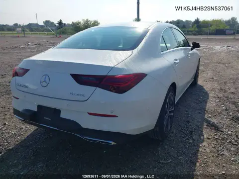 2025 Mercedes-Benz Cla 250 4Matic VIN W1K5J4HB2SN537061 фото 5